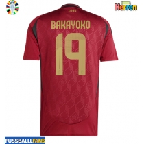 Belgien Johan Bakayoko #19 Heimtrikot EM 2024 Kurzarm